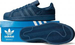 Adidas Buty męskie Superstar Triple niebieskie r. 37 1/3 (BB3695) 4