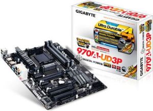 Płyta główna Gigabyte GA-970A-UD3P, 970, DualDDR3-1866, SATA3, RAID, ATX (GA-970A-UD3P) 1