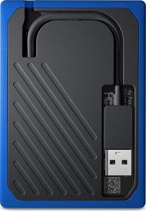 Dysk zewnętrzny SSD WD SSD My Passport Go 1 TB Czarno-niebieski (WDBMCG0010BBT-WESN) 7