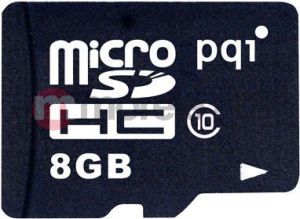 Karta PQI MicroSDHC 8 GB Class 10  (6ARJ008GVR99A) 1