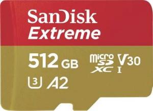 Karta SanDisk Extreme MicroSDXC 512 GB Class 10 UHS-I/U3 A2 V30 (001835690000) 1