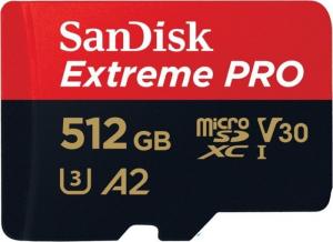 Karta SanDisk Extreme PRO MicroSDXC 512 GB Class 10 UHS-I/U3 A2 V30 (SDSQXCZ-512G-GN6MA) 1