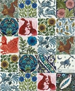 Museums & Galleries Karnet 17x14 Arts and Crafts tile designs 1