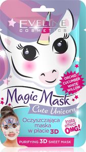 Eveline Maseczka do twarzy Magic Mask Cute Unicorn oczyszczająca 1