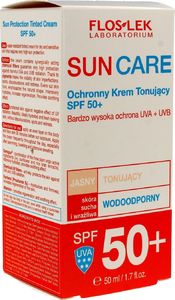 Floslek Floslek Sun Care Krem ochronny tonujący SPF 50+ - cera sucha i wrażliwa 50ml 1