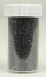 Akson Brokat sypki dekoracyjny 10 gram z dziurkami - czarny uniw 1