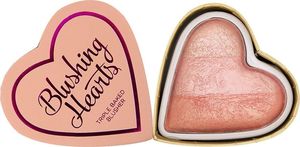 Makeup Revolution I Heart Makeup Blushing Hearts Róż Peachy Pink Kisses, 10g 1