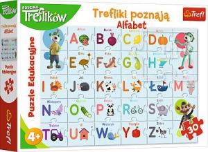 Trefl Puzzle Edukacyjne Trefliki Poznają Alfabet 1