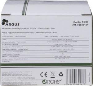 Chłodzenie CPU Argus T-200 (88885434) 4
