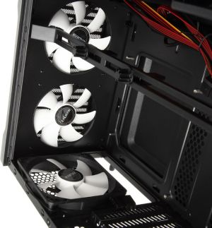 Obudowa Zalman Z3 Plus - Red Edition - USB 3.0 - czarny z oknem (ZALM-015M) 6