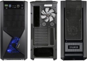 Obudowa Zalman Z9 U3 - USB 3.0 czarny z gotowym chłodzeniem wodnym LQ310 - COOL-003M 2