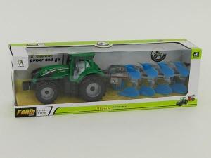 Adar Traktor z napędem z przyczepą w pudełku (504035) 1