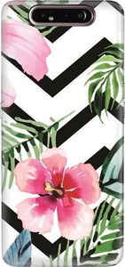 CaseGadget Nakładka do Samsung Galaxy A80/A90 tropikalne kwiaty 1