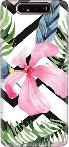 CaseGadget Nakładka do Samsung Galaxy A80/A90 różowy kwiat 1
