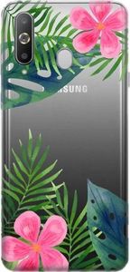 CaseGadget Nakładka do Samsung Galaxy A60 liście i kwiaty 1