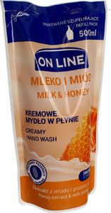On Line Mydło w płynie Probiotic Formula Mleko i miód uzupełnienie 500ml 1