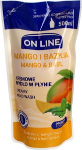 On Line Mydło w płynie Probiotic Formula Mango i bazylia uzupełnienie 500ml 1