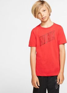 Nike Koszulka chłopięca B Nk Brthe Gfx Ss Top czerwona r. XL (BV3804 657) 1