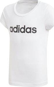 Adidas Koszulka dziewczęca Yg E Lin Tee biała r. 140 cm (DV0357) 1