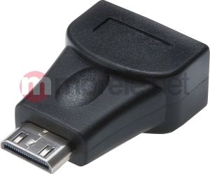 Adapter AV Digitus HDMI C wtyk - HDMI A gniazdo AK-330508-000-S 1