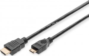 Kabel Digitus HDMI Mini - HDMI 3m czarny (AK330106030S) 1