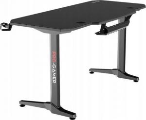 Biurko Pro-Gamer D-3000P Czarne 140 cmx62 cm 2