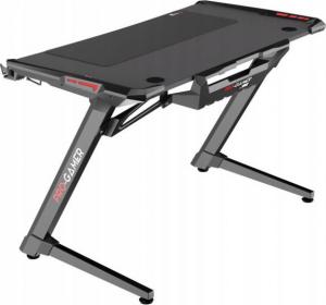 Biurko Pro-Gamer D-4000 Czarne 120 cmx64 cm Nogi w kształcie Z 2