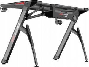 Biurko Pro-Gamer D-5000 Czarne 120 cmx62 cm Nogi rozkładane 2