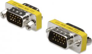 Adapter AV Digitus D-Sub (VGA) - D-Sub (VGA) żółty (AK-610511-000-I) 1