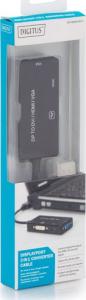 Adapter AV Digitus DisplayPort - HDMI - D-Sub (VGA) - DVI-I czarny (DB-340418-002-S) 2