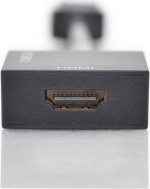 Adapter AV Ednet DisplayPort - HDMI czarny (84496) 4