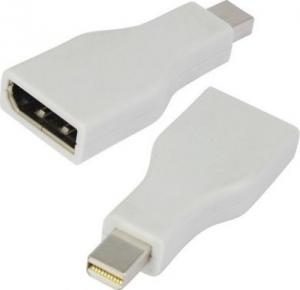 Adapter AV Techly DisplayPort Mini - DisplayPort biały 1