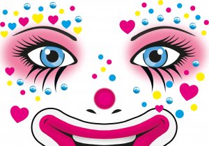 Herma HERMA Face Art Sticker Clown Annie 1