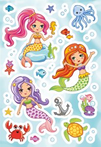 Herma HERMA Sticker MAGIC Little Mermaid Transpuffy 2