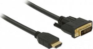 Kabel Delock HDMI - DVI-D 5m czarny (85656) 1