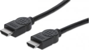 Kabel Manhattan HDMI - HDMI 1m czarny (354097) 1