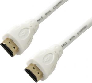 Kabel Manhattan HDMI - HDMI 3m biały (ICOC-HDMI-4-030NWT) 1