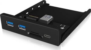 Icy Box Panel przedni 2x USB 3.0 + 1x USB-C + czytnik kart SD (IB-HUB1417-i3) 1