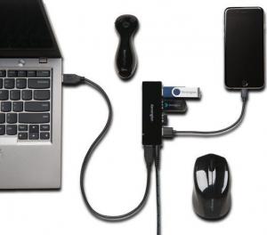 HUB USB Kensington 4x USB-A 3.0 (K39122EU) 3