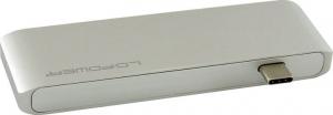 HUB USB LC-Power 1x SD 1x USB-C 1x microSD  + 2x USB-A 3.0 (LC-HUB-C-MULTI-2S) 2