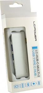 HUB USB LC-Power 1x SD 1x USB-C 1x microSD  + 2x USB-A 3.0 (LC-HUB-C-MULTI-2S) 4