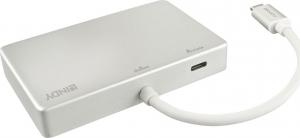 HUB USB Lindy 1x USB-C PD  + 3x USB-A 3.0 (43092) 2