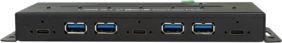 HUB USB LogiLink 3x USB-C  + 4x USB-A 3.2 Gen1 (UA0319) 3