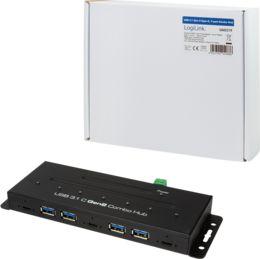 HUB USB LogiLink 3x USB-C  + 4x USB-A 3.2 Gen1 (UA0319) 7