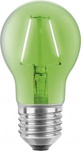 Segula Żarówka LED przejrzysta zielona E27 2W 1