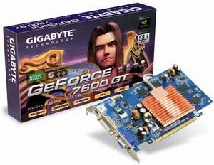 Karta graficzna Gigabyte GeForce 7600 GT 256MB 7600GT 128MB 128BIT DDR3 TVandDVI SilentPipe BOX 1