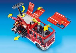 Playmobil City Action Pojazd Ratowniczy Straży Pożarnej (9464) 7