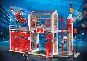 Playmobil City Action Duża remiza strażacka (9462) 3