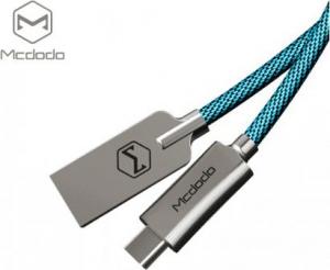 Kabel USB Mcdodo USB-A - USB-C 1 m Niebieski (CA-4391) 3