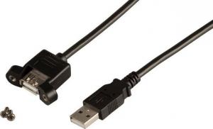 Kabel USB Roline Garbot USB2.0 Przedłużacz kabla USB M/F. czarny. 2.0m 1
